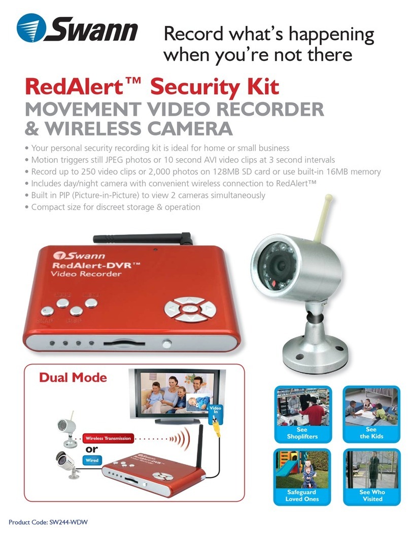 Swann RedAlert SW242-WDW User manual