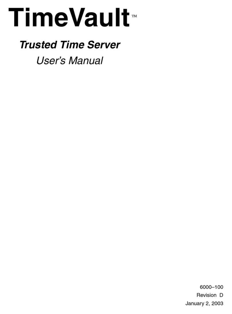 Symmetricom Time Server user manual