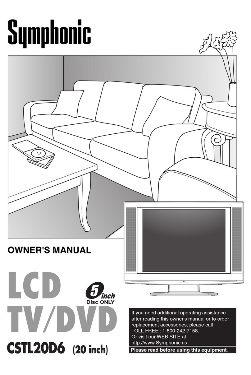 Symphonic CSTL20D6 User manual