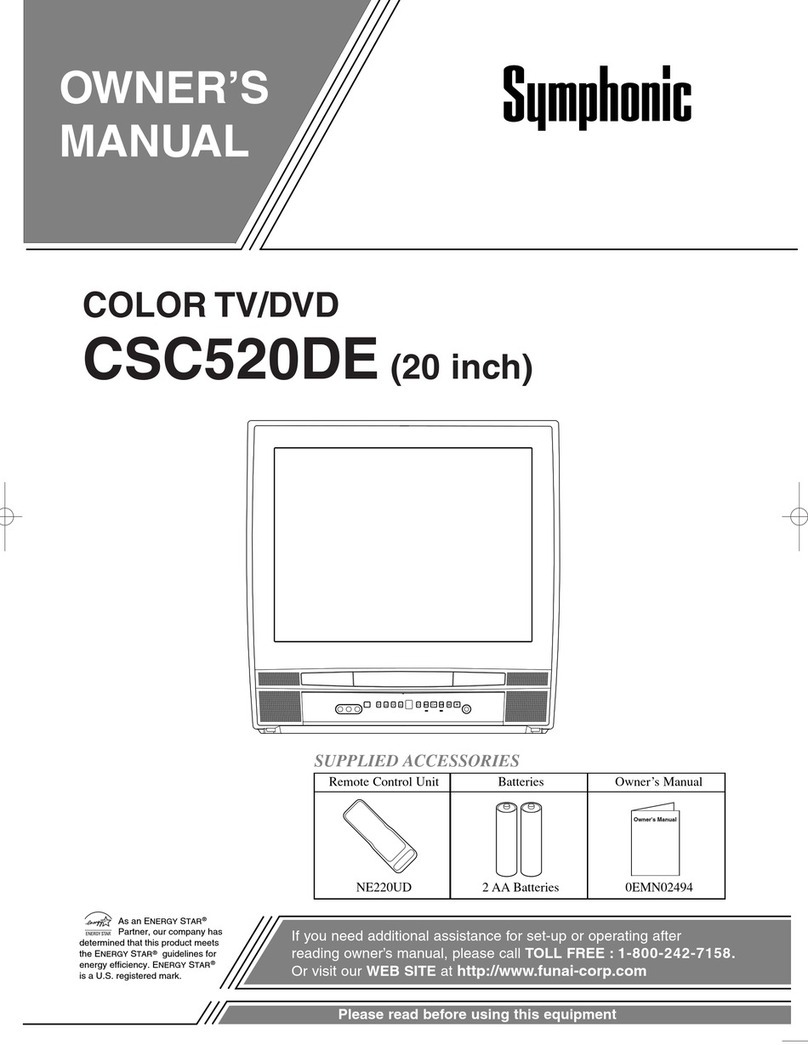 Symphonic CSC520DE User manual