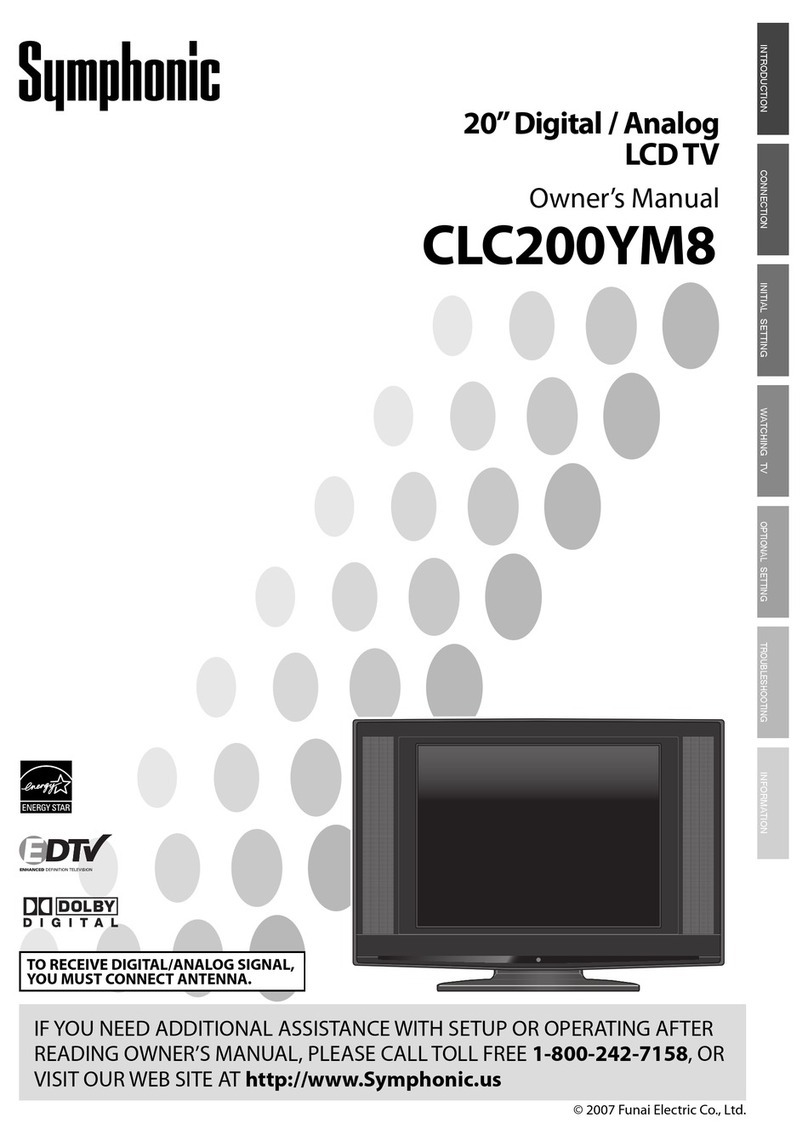 Symphonic CLC200YM8 User manual