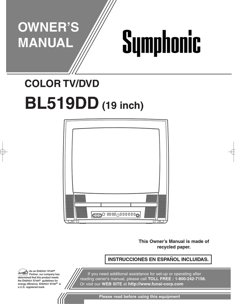 Symphonic BL519DD owner's manual