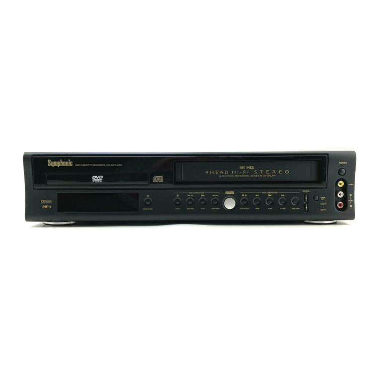 Symphonic WF802 owner's manual