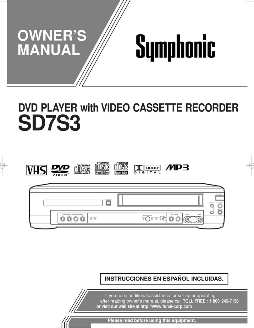 Symphonic SD7S3 User manual