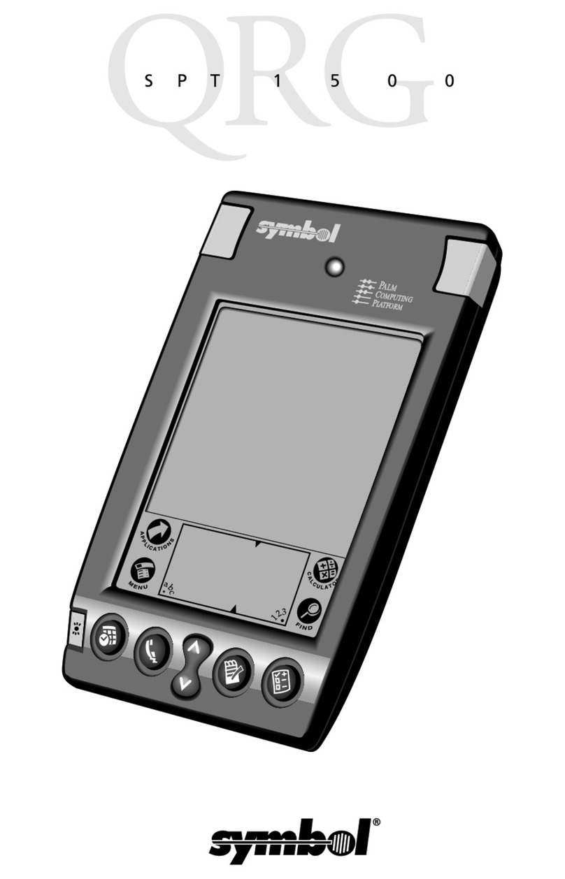 Symbol SPT 1500 User manual Symbol SPT 1500 User manual