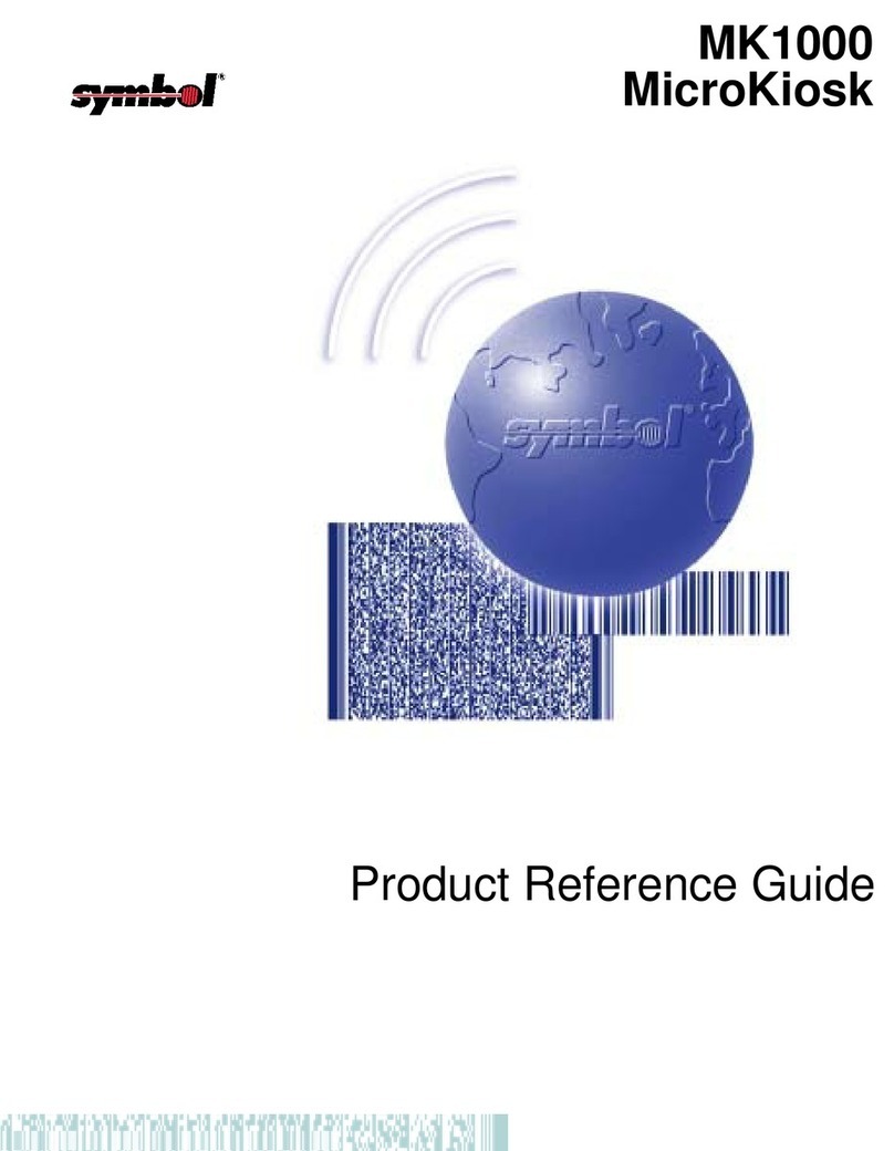 Symbol MicroKiosk MK1000 Installation and operation manual