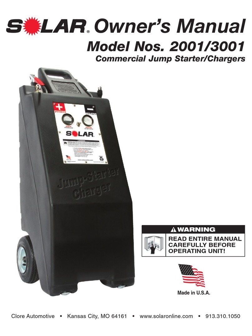 Solar 2001 owner's manual