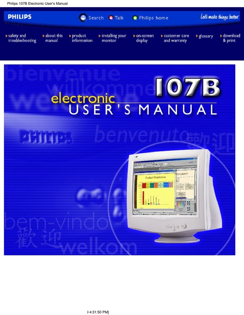 Philips 107B User manual