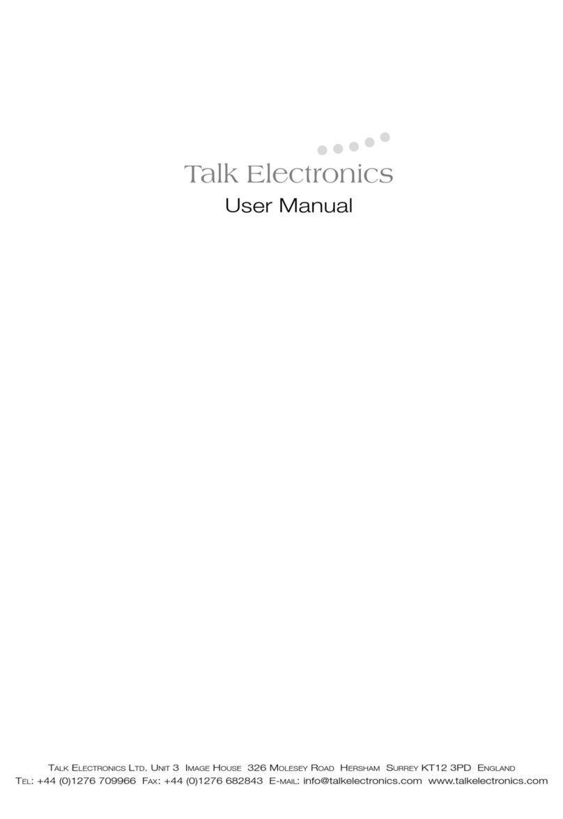 Talk electronics Cyclone user manual
