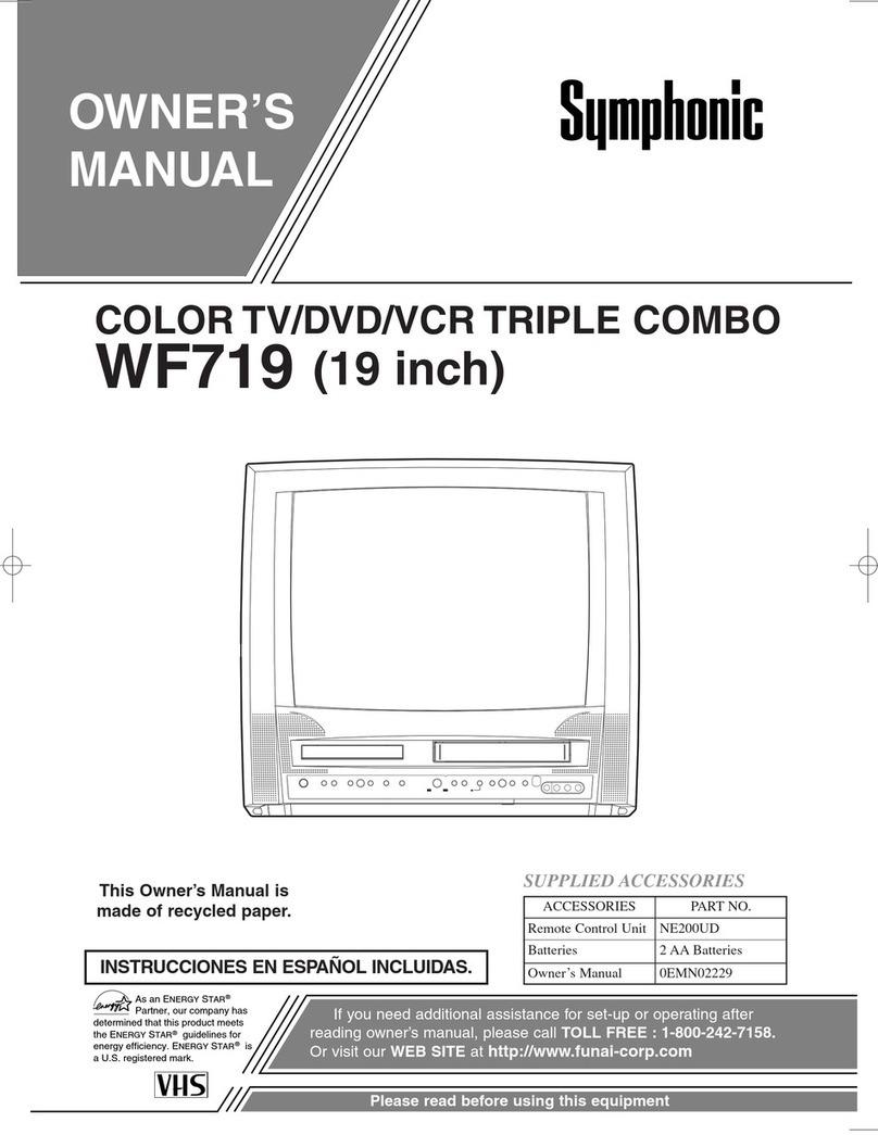 Symphonic WF719 User manual