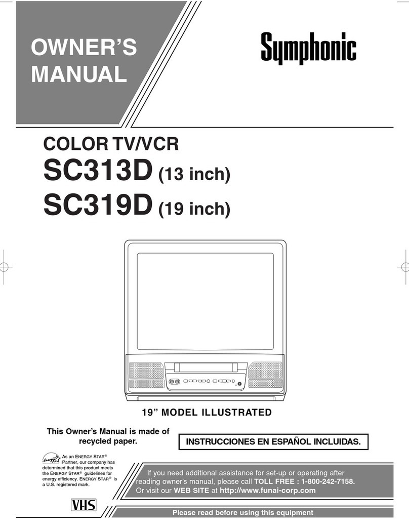 Symphonic SC313D owner's manual