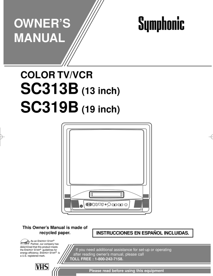 Symphonic SC313B User manual Symphonic SC313B User manual