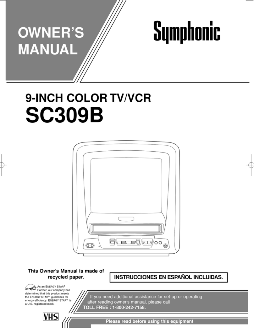 Symphonic SC309B owner's manual