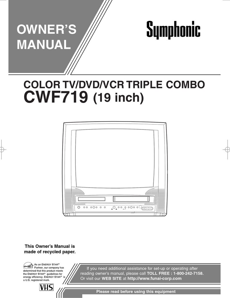 Symphonic CWF719 owner's manual