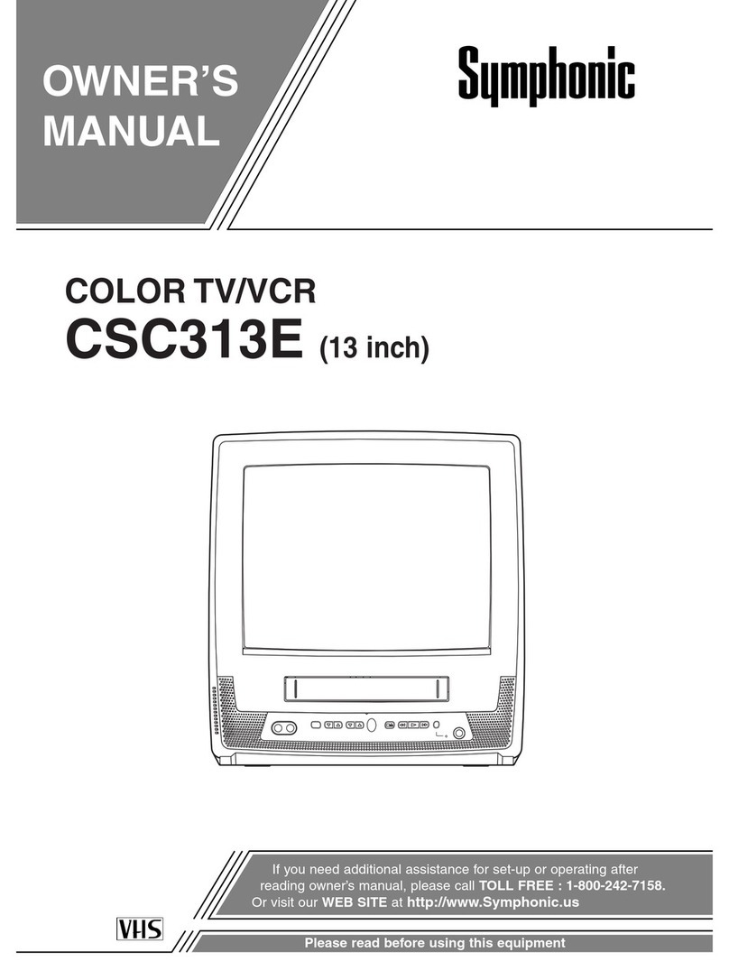 Symphonic CSC313E User manual