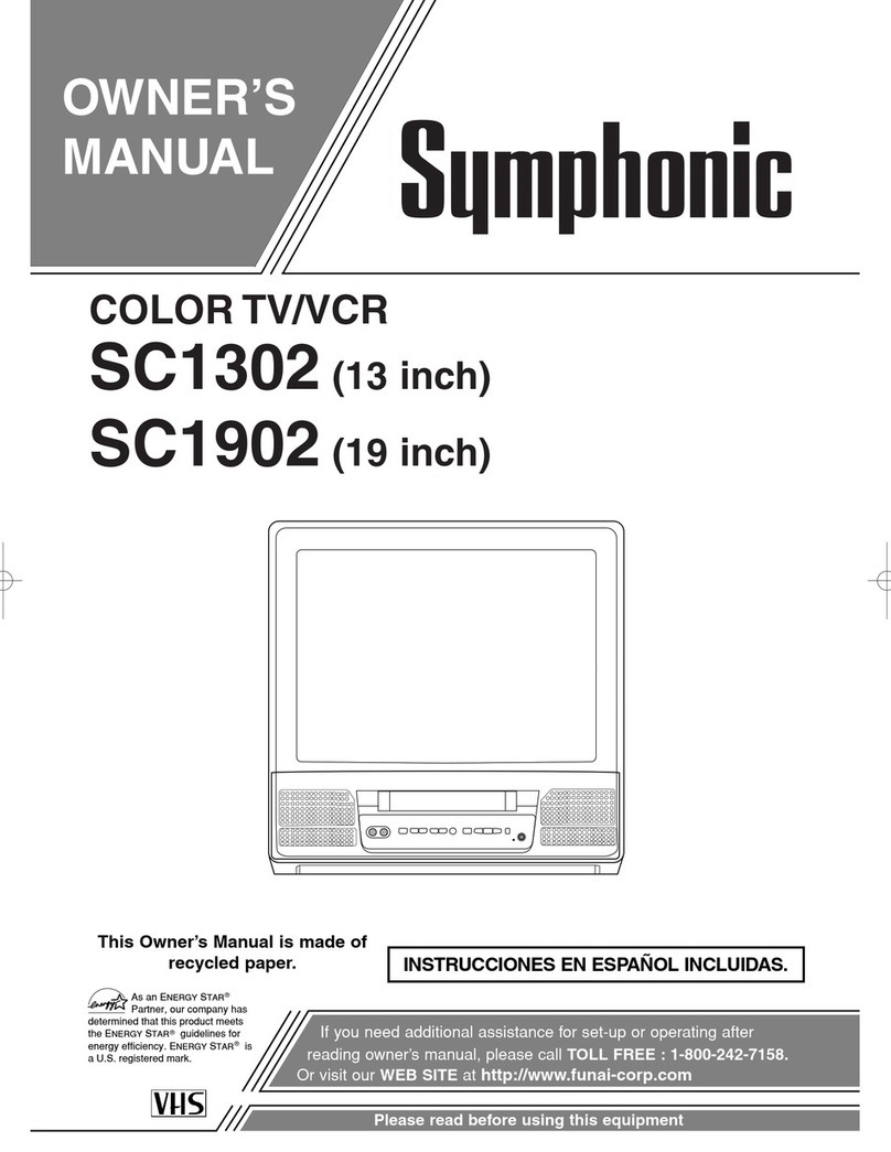 Symphonic SC1302, SC1902 User manual