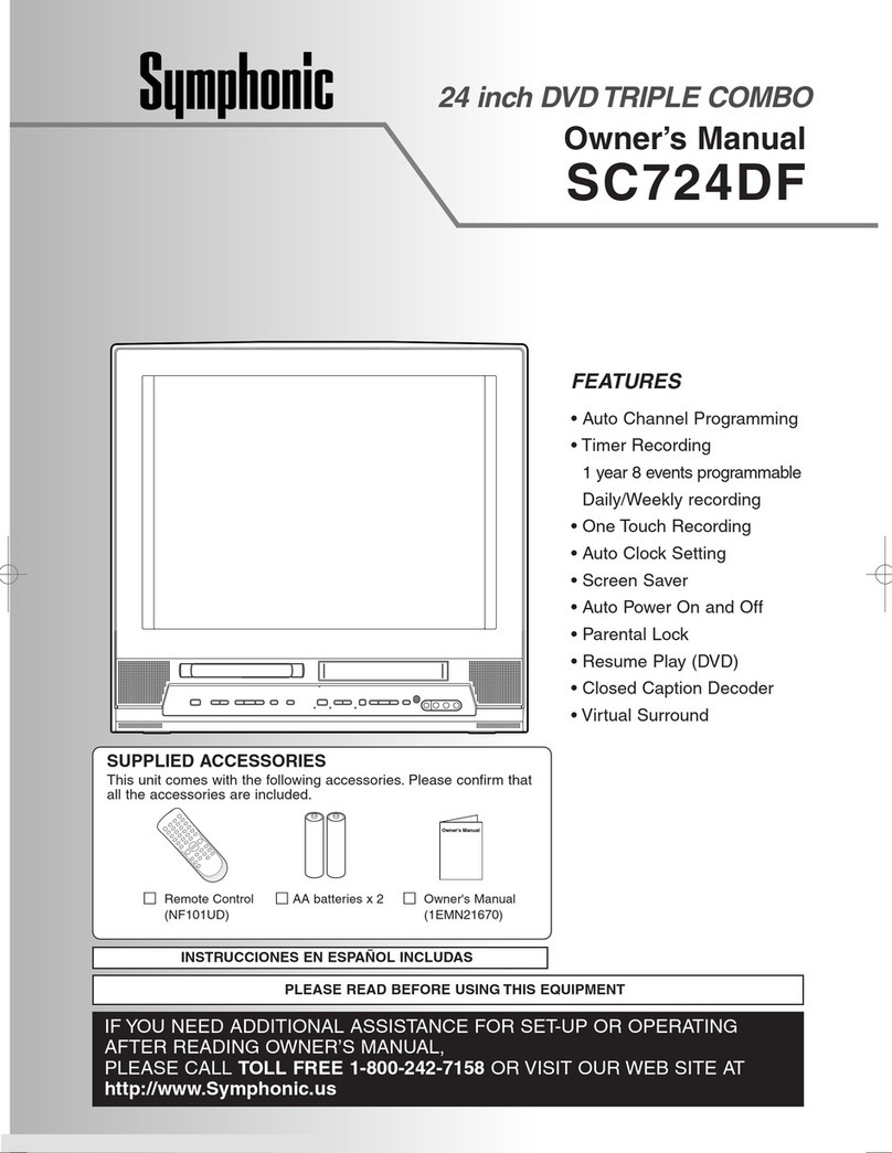 Symphonic SC724DF owner's manual