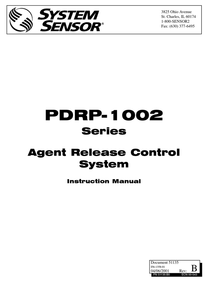 System Sensor PDRP-1002 Series instruction manual