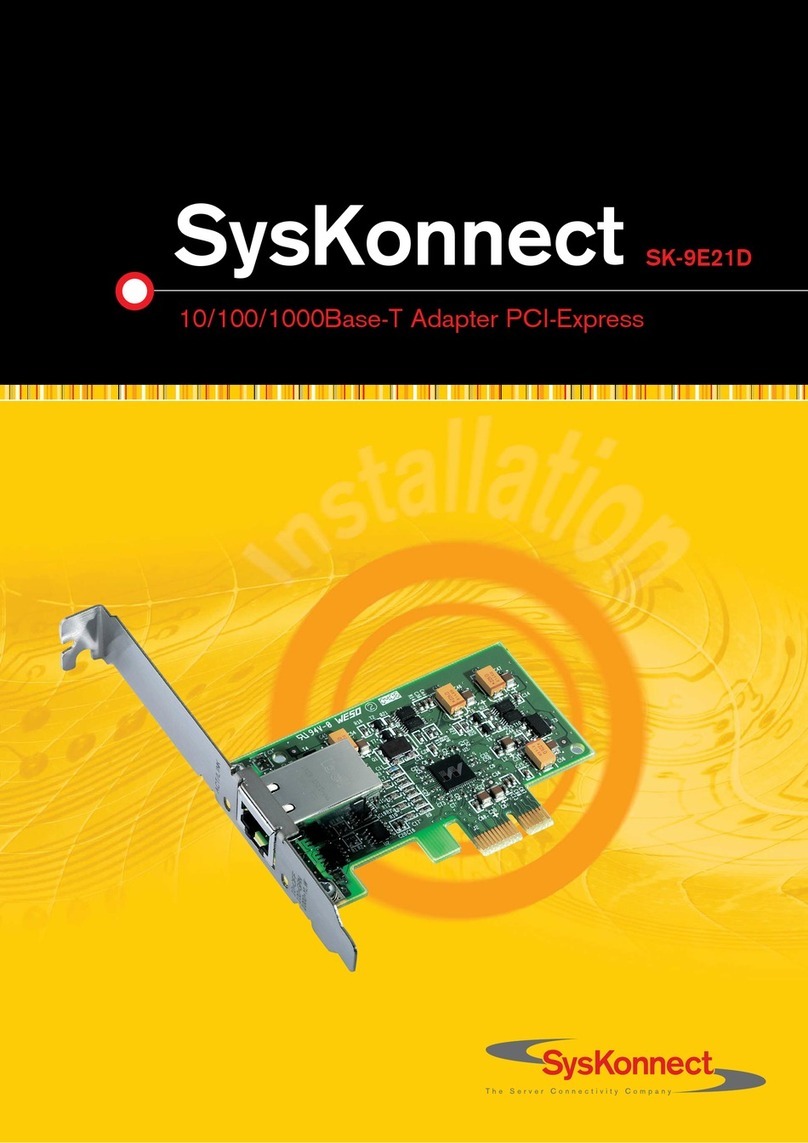 SysKonnect SK-9E21D user manual