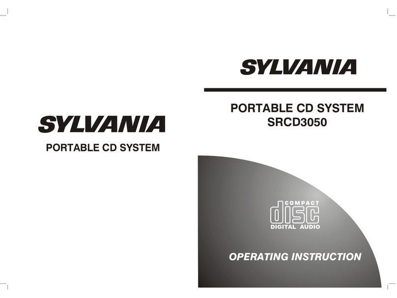 Sylvania SRCD3050 User manual