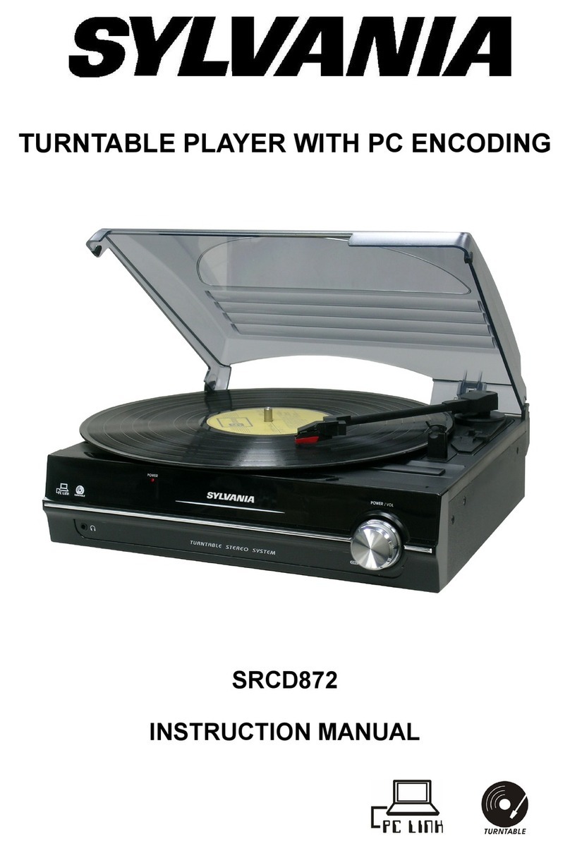 Sylvania SRCD872 instruction manual