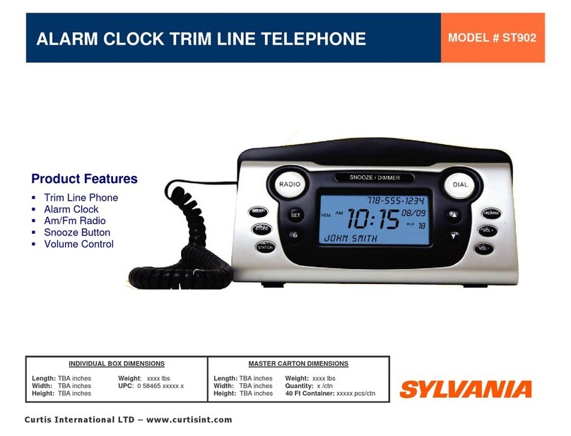Sylvania ST902 Product features