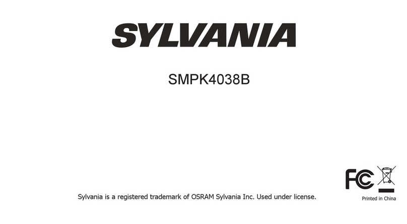Sylvania SMPK4038B Pocket guide