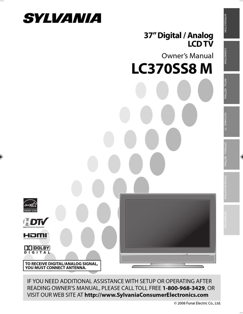 Sylvania LC370SS8M User manual