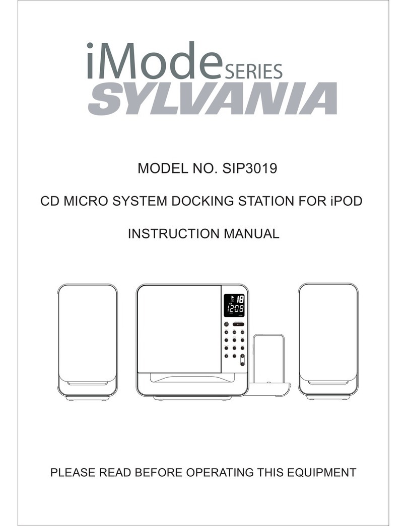 Sylvania SIP3019 instruction manual