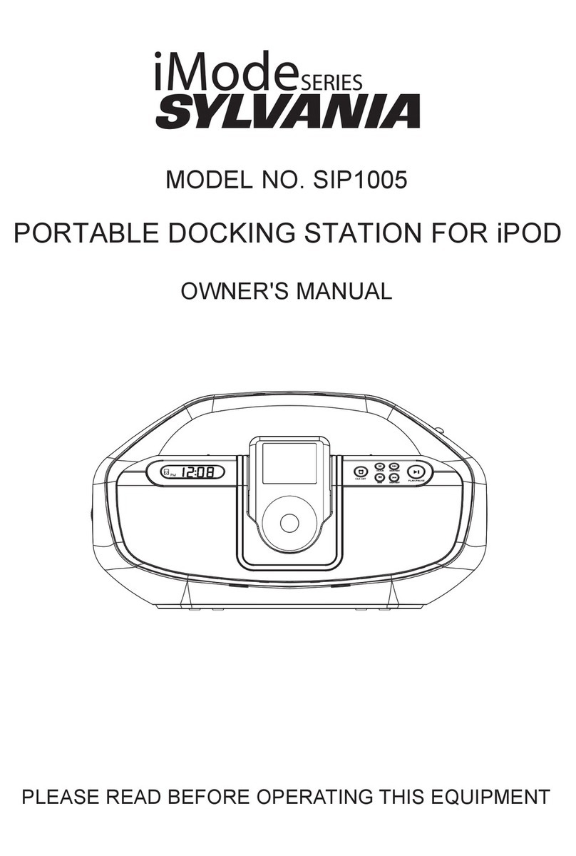 Sylvania SIP1005 User manual Sylvania SIP1005 User manual
