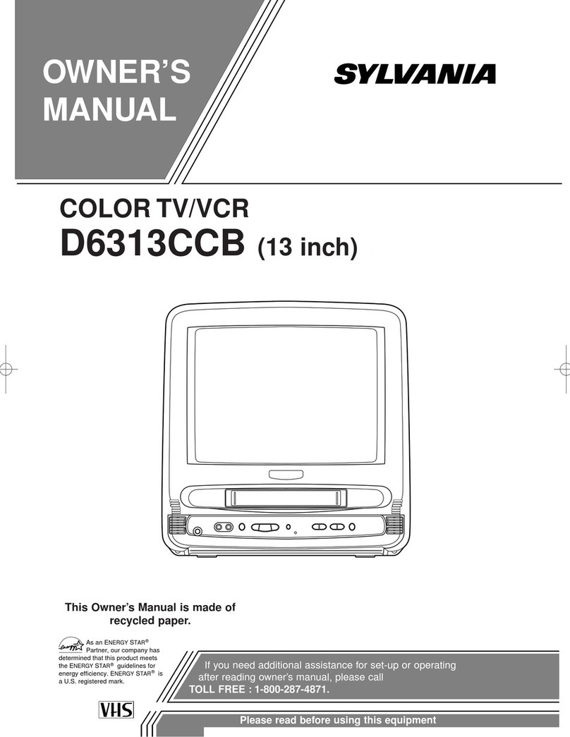 Sylvania D6313CCB owner's manual