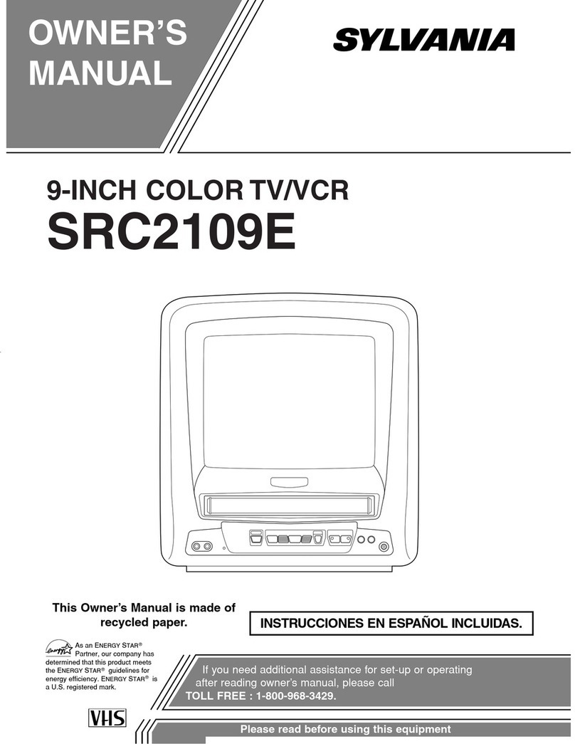 Sylvania SRC2109E owner's manual