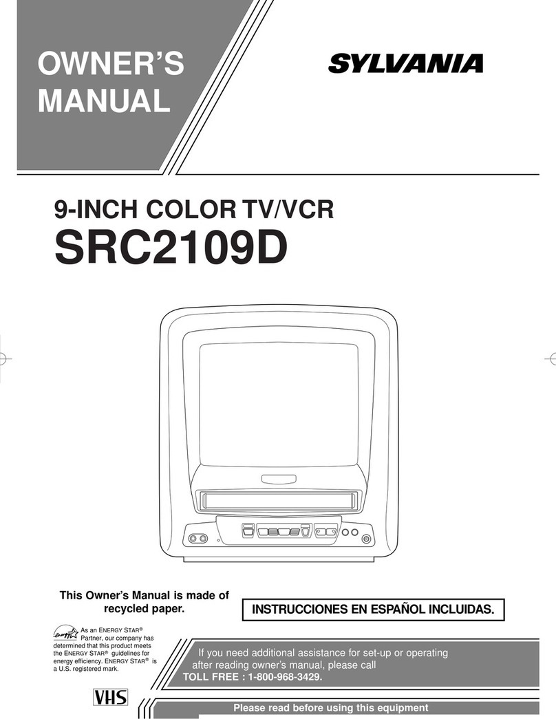 Sylvania SRC2109D owner's manual