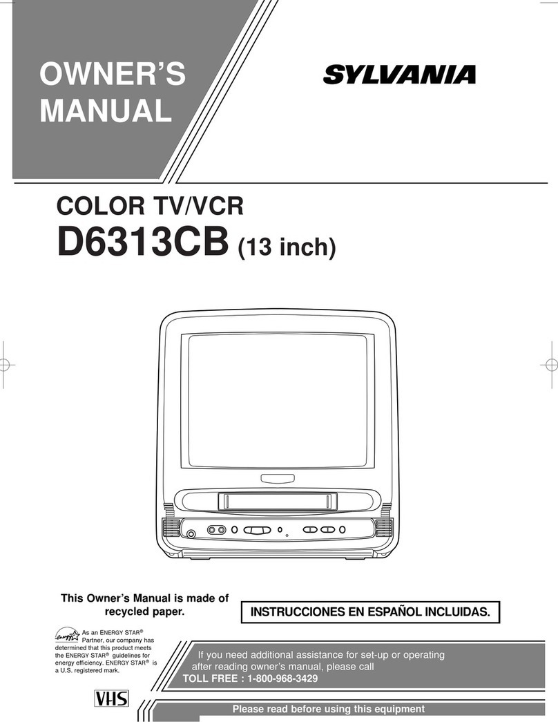 Sylvania D6313CB owner's manual