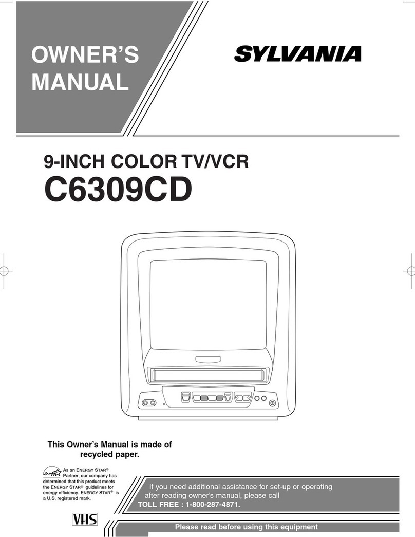 Sylvania C6309CD User manual