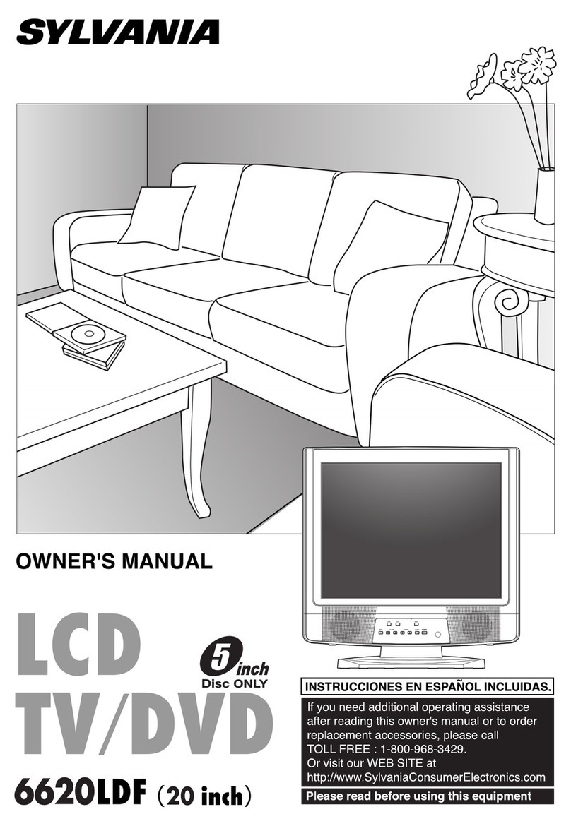 Sylvania 6620 LDF owner's manual