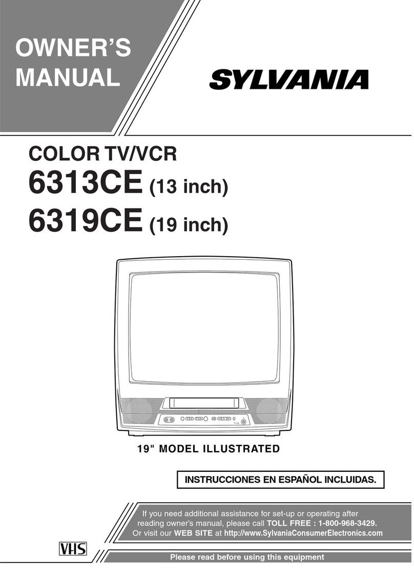 Sylvania 6313CE owner's manual