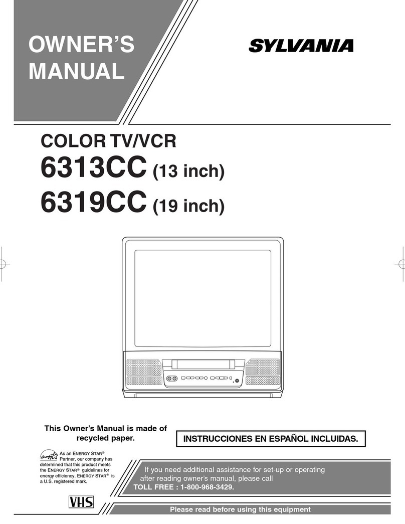 Sylvania 6313CC owner's manual