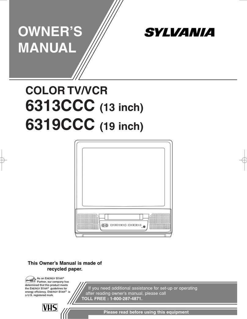Sylvania 6313CCC User manual