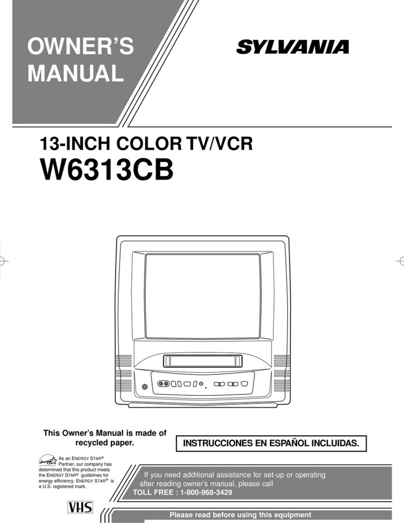 Sylvania W6313CB owner's manual