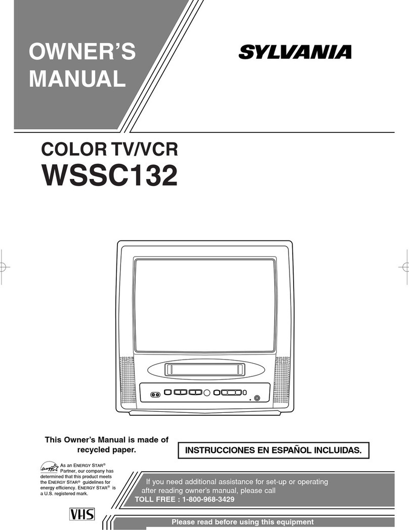 Sylvania WSSC132 User manual
