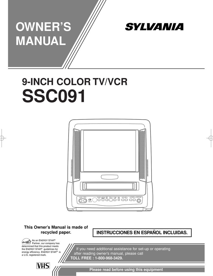 Sylvania SSC091 owner's manual