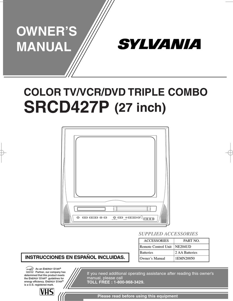 Sylvania SRCD427P owner's manual