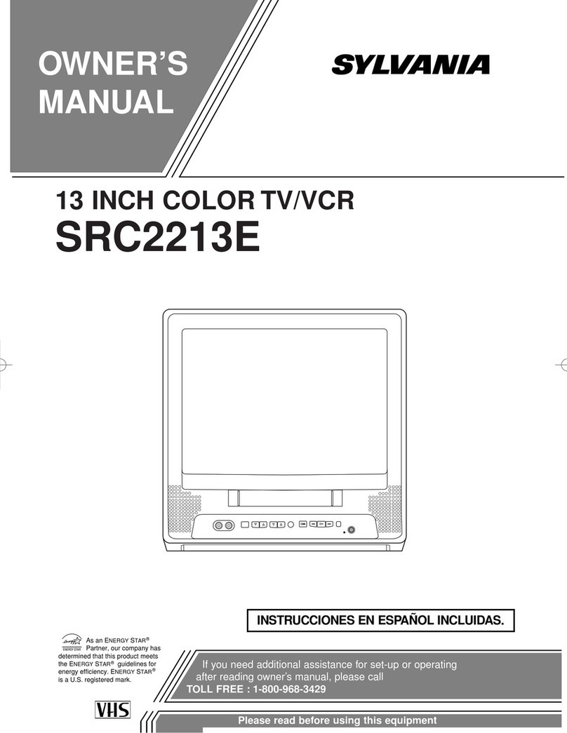Sylvania SRC2213E User manual