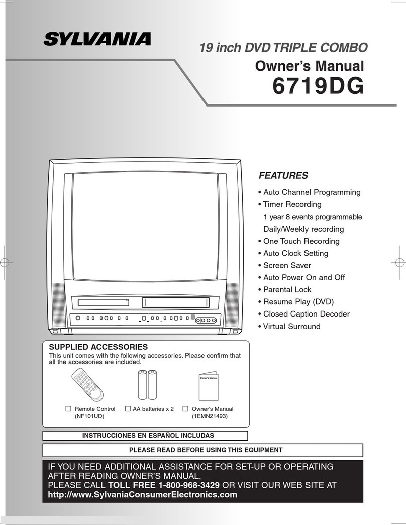 Sylvania 6719DG owner's manual