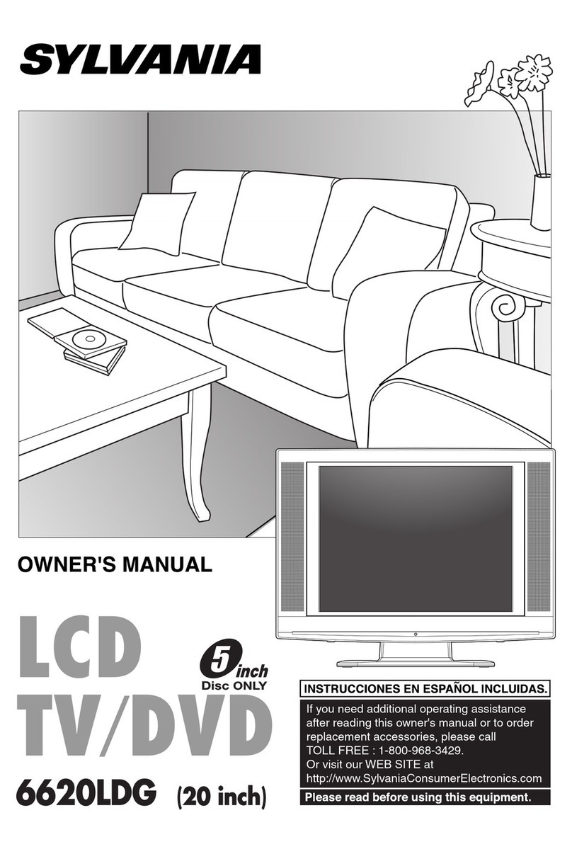 Sylvania 6620LDG owner's manual