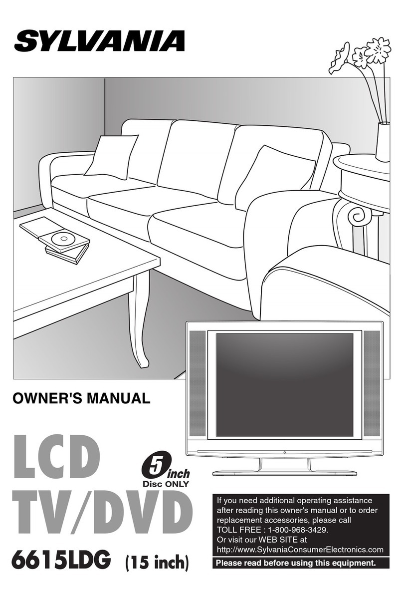Sylvania 6615LDG owner's manual
