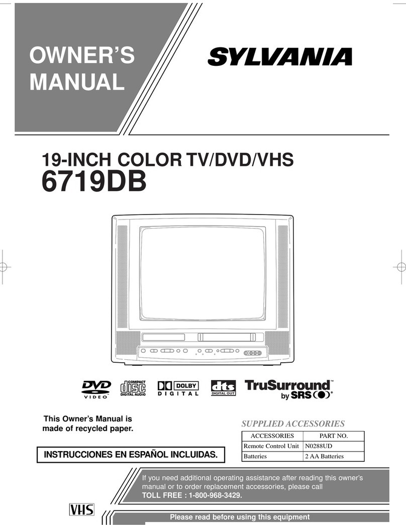 Sylvania 6719DB owner's manual