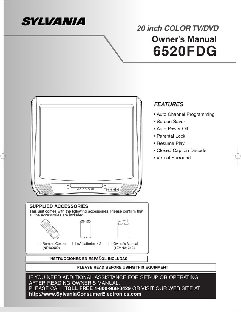 Sylvania 6520FDG owner's manual