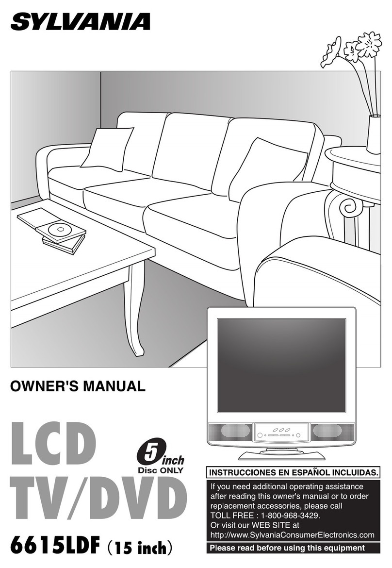 Sylvania 6615LDF User manual